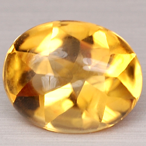 2.31 Ct. Good Luster Natural Oval Yellow CITRINE Gems