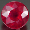 1.83 ct. 6.7 mm. Round Natural Red RUBY Madagascar