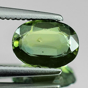 Unheated 1.32 Ct. Oval Natural Green Sapphire Thailand