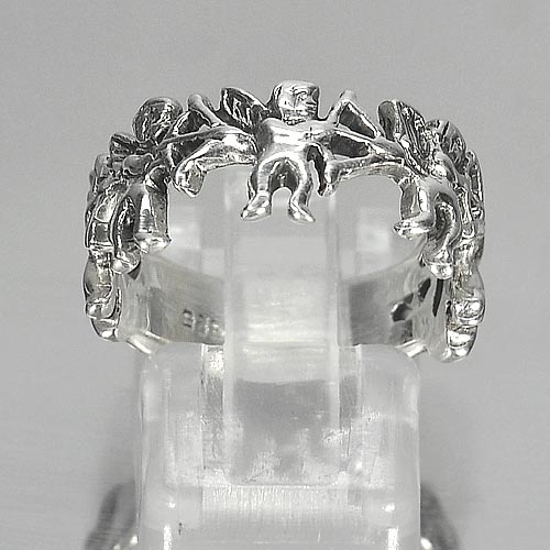 Wholesale 1 Pc. / $15.79 Alluring Sterling Silver Jewelry Ring Size 7