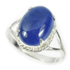 4.36 G.Natural Gem Oval Cabochon Blue Tanzanite Real Sterling Silver Ring Size 8 4.36 G.Natural Gem Oval Cabochon Blue Tanzanite Real Sterling Silver Ring Size 8