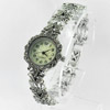 35.00 G. Natural Black Marcasite 925 Silver Jewelry Watch Lengh 7.5 Inch.
