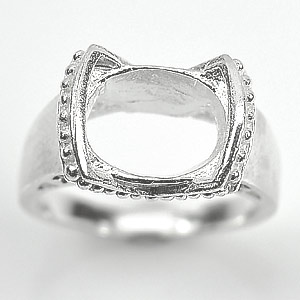 Wholesale 5 Pcs / $72.87 Sterling Silver 925 Semi Mount Ring Setting Sz.7