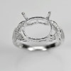 Wholesale 5 Pcs / $35.33 Solid 925 Sterling Silver Semi Mount Setting Ring