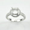 Wholesale 5 Pcs / $34.90 Sterling Silver 925 Semi Mount Jewelry Ring
