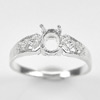 Wholesale 5 Pcs / $30 Sterling Silver 925 Semi Mount Jewelry Ring