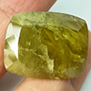 Green Yellow Sphene 60.16 Ct. Cushion Natural Unheated Gemstones Madagascar