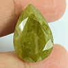 Green Yellow Sphene 32.00 Ct. Pear Cushion Natural Unheated Gemstones Madagascar