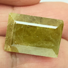 Green Yellow Sphene 20.50 Ct. Cushion Natural Unheated Gemstones Madagascar