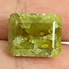 Green Yellow Sphene 18.76 Ct. Cushion Natural Unheated Gemstones Madagascar