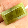 Green Yellow Sphene 17.71 Ct. Cushion Natural Unheated Gemstones Madagascar