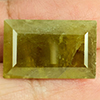 Green Yellow Sphene 18.59 Ct. Cushion Natural Unheated Gemstones Madagascar