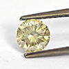 0.65 Ct. Round Brilliant Cut 5.4 Mm. Natural Loose Diamond