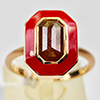 Natural Diamond 1.32 Ct. 14 K Gold 4.54 Grams Ring Size 6.5
