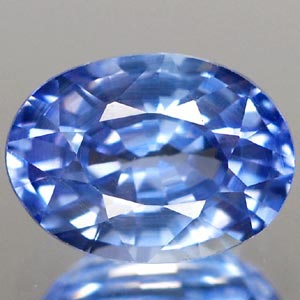 1.22 Ct. Glittering Clean Lab Created Blue Sapphire Gem