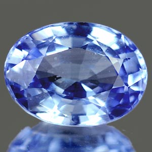 1.14 Ct. Luminous Clean Lab Created Blue Sapphire Gem