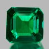 1.06 Ct. VVS Octagon Green Emerald Created Gem Russia