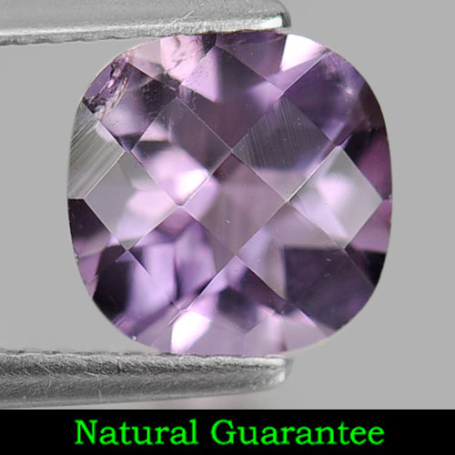 1.87 Ct. Cushion Checkerboard Natural Purple Amethyst Gem Unheated
