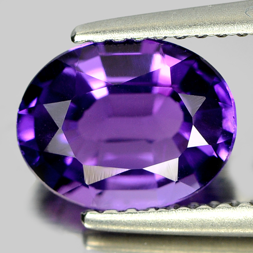 1.70 Ct. Clean Oval Shape Natural Gemstone Purple Amethyst Unheated