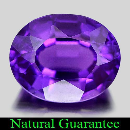 2.42 Ct. Clean Oval Natural Gemstone Purple Amethyst Brazil