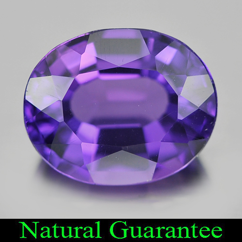 2.31 Ct. Clean Oval Shape Natural Amethyst Purple Unheated