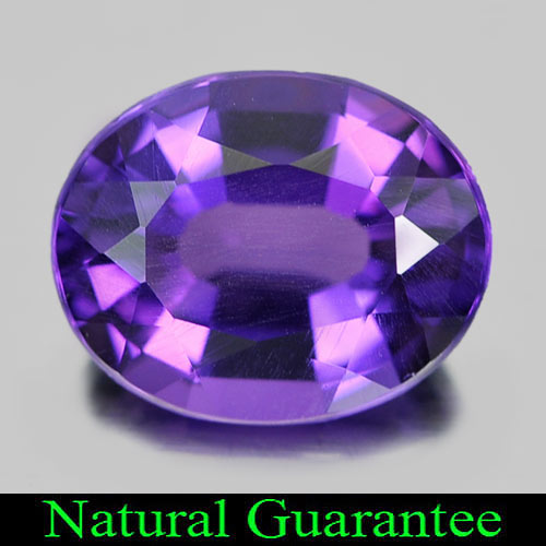 2.21 Ct. Clean Gemstone Natural Purple Amethyst Oval Shape Unheated