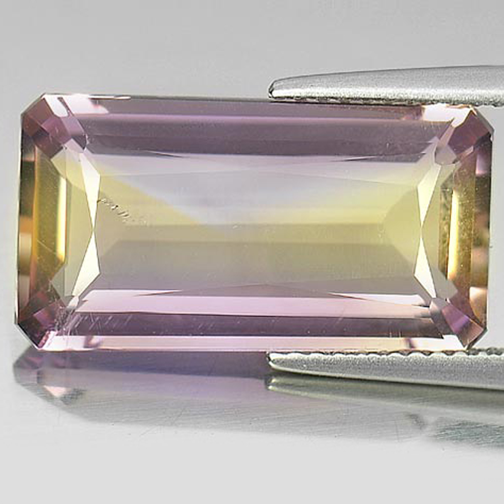 Bi Color Ametrine 8.43 Ct. Octagon Shape Natural Gemstone From Bolivia