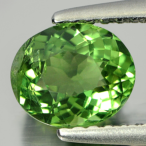 1.02 Ct. Oval Shape Natural Gem Green Apatite Unheated