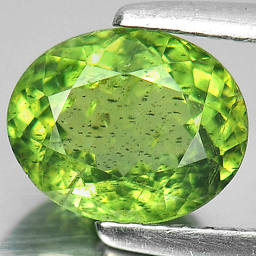 Unheated Natural Gem 1.61 Ct. Oval Shape Green Apatite
