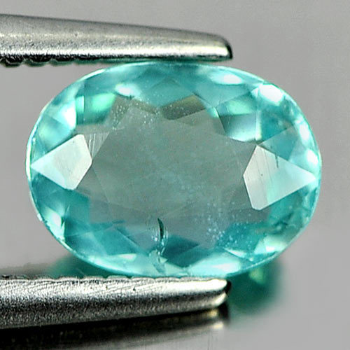 Unheated 0.90 Ct. Attractive Oval Natural Gem Paraiba Color Apatite