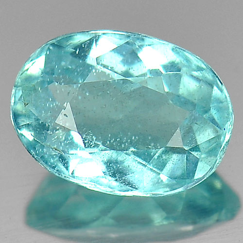 0.90 Ct. Oval Natural Gemstone Paraiba Color Apatite Size 7 x 5 Mm.