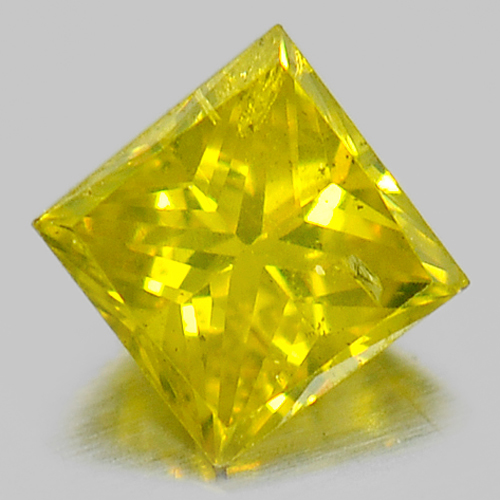 Baguette Princess Cut 0.10 Ct. Good Natural Yellow Loose Diamond