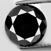 5.16 Ct. 10 Mm. Round Natural Black Loose Diamond