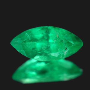 0.32 Ct. Marquise Natural Rich Green Emerald Unheated