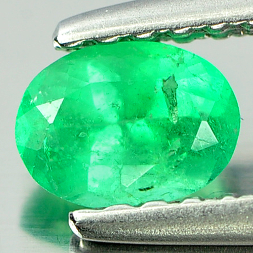 0.30 Ct. Natural Green Emerald Gemstone Oval Shape Unheated