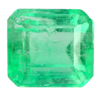 Green Emerald 0.81 Ct. Octagon Shape 5.7 x 5.2 x 3.8 Mm. Natural Gemstone