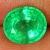 2.25 Ct. Natural Green Emerald Gemstone Oval Shape Unheated
