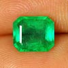 1.47 Ct. Natural Green Emerald Gemstone Octagon Cut Unheated
