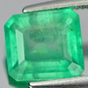 Unheated 1.59 Ct. Natural Green Emerald Gemstone Octagon Shape