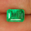 Unheated 1.58 Ct. Natural Green Emerald Gemstone Octagon Cut