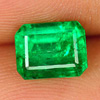 1.39 Ct. Natural Green Emerald Gemstone Octagon Shape Unheated