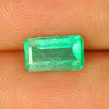 0.85 Ct. Natural Green Emerald Gemstone Octagon Shape Size 8.2 x 4.8 Mm.