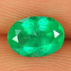 0.58 Ct. Natural Green Emerald Gemstone Oval Shape Size 6.8 x 4.9 Mm.