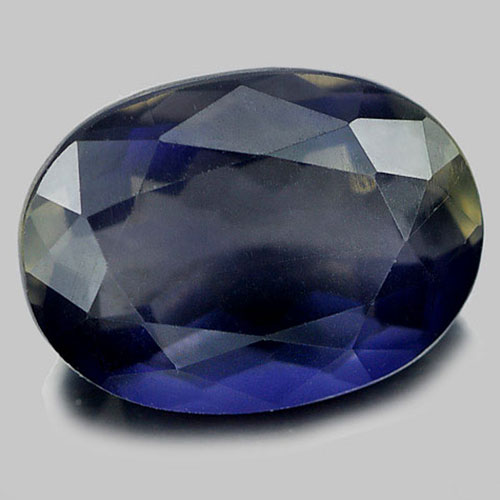 Violet Blue Iolite 4.71 Ct. VVS Oval 12.9 x 9.5 Mm. Natural Gemstone Madagascar