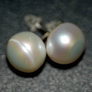 12.17 Ct. Nice Natural White Pearl Silver Earring China