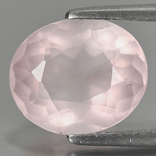 3.83 Ct. Vivid Gemstone Natural Rose Pink Quartz Oval Shape