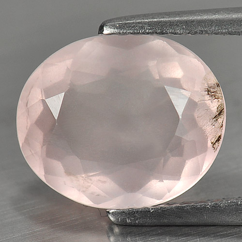 3.53 Ct. Nice Gemstone Natural Rose Pink Quartz Oval Shape