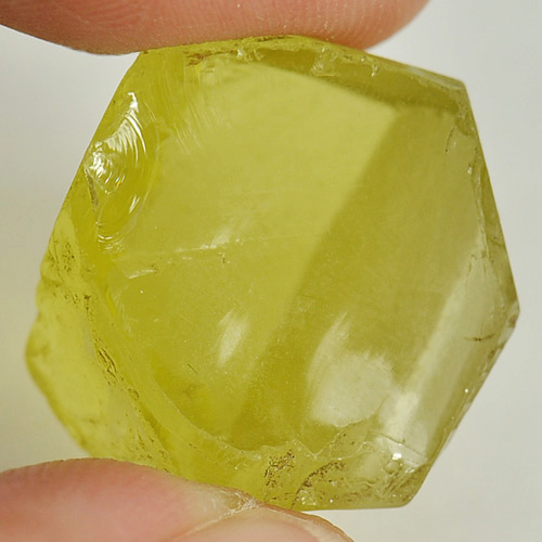 Unheated 30.21 Ct. Natural Gemstone Yellow Quartz Rough From Brazil