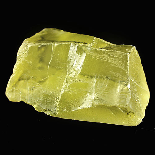 Unheated 69.47 Ct. Rough Natural Gemstone Yellow Quartz From Brazil