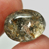 16.09 Ct. Natural Gemstone Moss Quartz Oval Cabochon 18.2 x 14.5 Mm. Unheated 16.09 Ct. Natural Gemstone Moss Quartz Oval Cabochon 18.2 x 14.5 Mm. Unheated